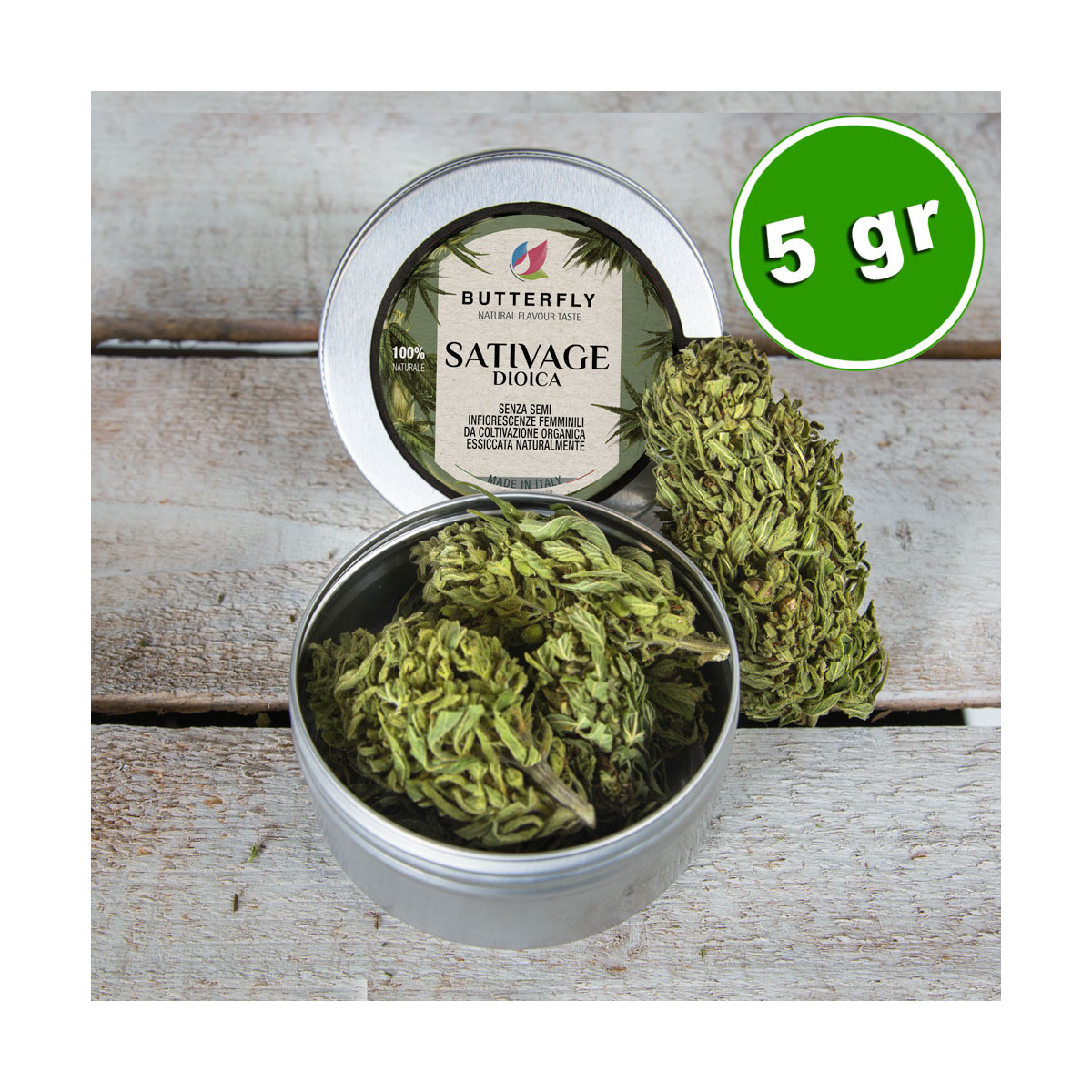 Infiorescenza Canapa BUD SATIVAGE - Formato 5 gr