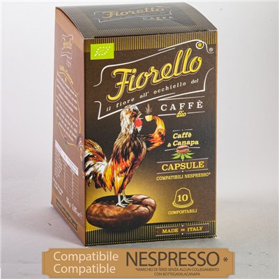 CAFFE E CANAPA CERTIFICAZIONE BIO CAPSULE NESPRESSO COMAPTIBILI - 75GR