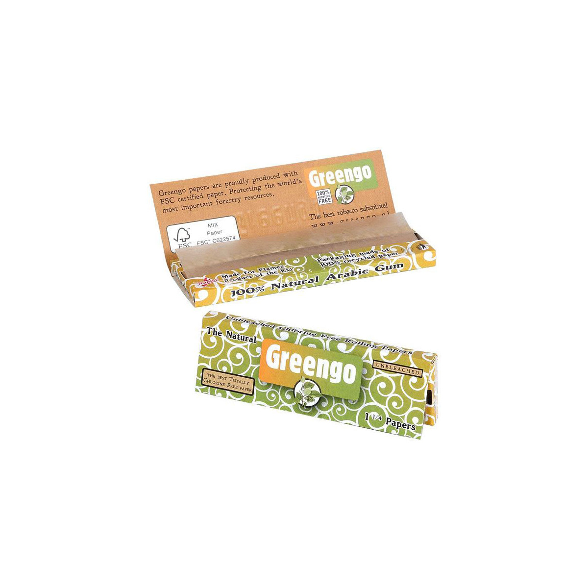 Cartine Greengo 1 1/4 (78 x 38 mm)